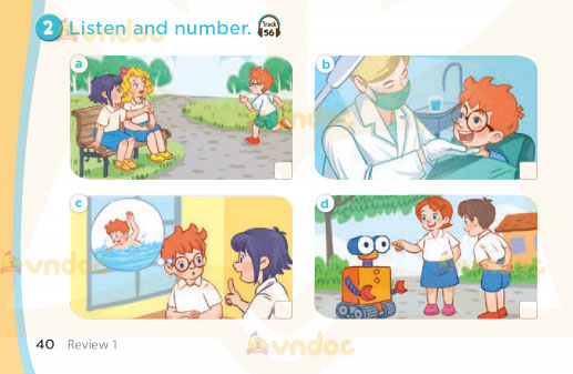 Tiếng Anh lớp 3 Review 1 sách Global Success