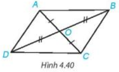 Trong mỗi hình bên (H.4.39), hãy chỉ ra một cặp tam giác bằng nhau