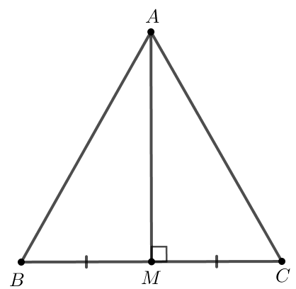 widehat {ABC} = widehat {ACB}