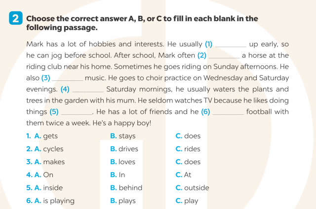 Giải SBT Tiếng Anh 7 Global Success Unit 1 Reading