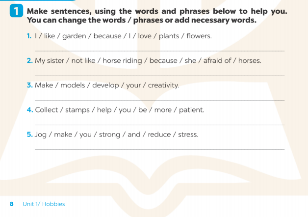 Giải SBT Tiếng Anh 7 Global Success Unit 1 Writing