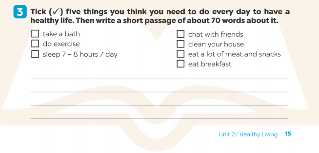 Giải SBT Tiếng Anh 7 Global Success Unit 2 Writing