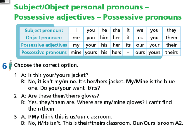 Tiếng Anh 7 Welcome back trang 6 7