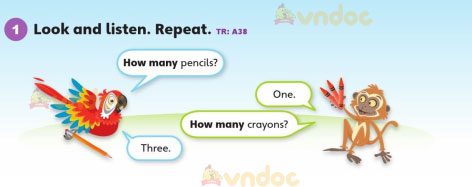 Tiếng Anh lớp 3 Unit 1 Language Focus 2a