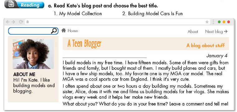 Tiếng Anh lớp 7 Unit 1 Lesson 1