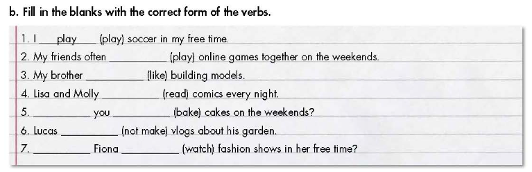 Tiếng Anh lớp 7 Unit 1 Lesson 1