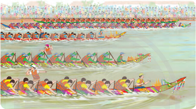 Bài 2: Đua ghe ngo