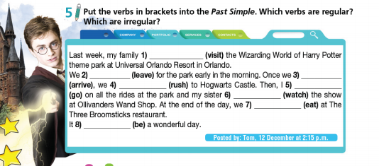 Tiếng Anh 7 Unit 2 Grammar 2b