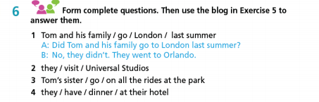 Tiếng Anh 7 Unit 2 Grammar 2b