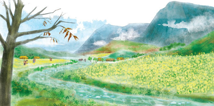 Bài 4: Cảnh làng Dạ