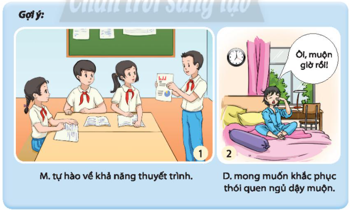 Nhiệm vụ 1 trang 8, 9 HĐTN lớp 7 Chân trời sáng tạo