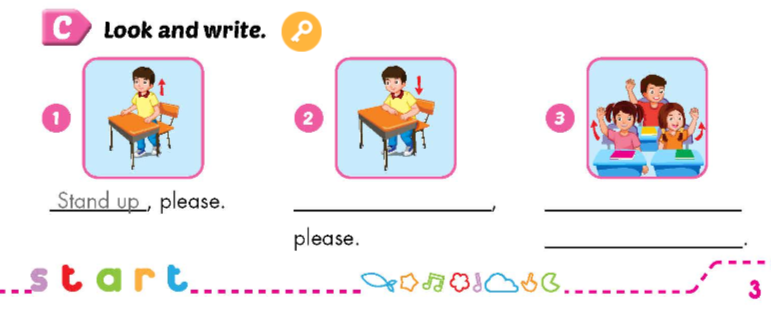 Sách bài tập Tiếng Anh lớp 3 Smart Start Getting Started Lesson 1