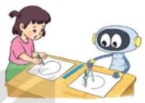 Toán lớp 3 trang 61, 62 Bài 20: Thực hành vẽ góc vuông, vẽ đường tròn, hình vuông, hình chữ nhật và vẽ trang trí | Kết nối tri thức