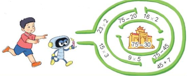 Toán lớp 3 trang 70, 71 Bài 24: Gấp một số lên một số lần | Kết nối tri thức