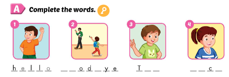 Sách bài tập Tiếng Anh lớp 3 Smart Start Getting Started Lesson 3