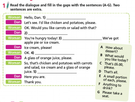 Tiếng Anh 7 Unit 2 Everyday English 2d