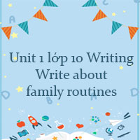 Writing about family routines