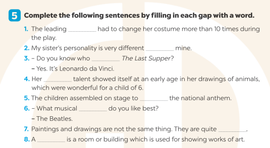 Giải SBT Tiếng Anh 7 Global Success Unit 4 Vocabulary & Grammar