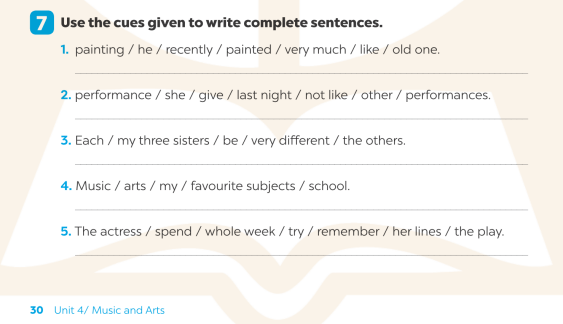 Giải SBT Tiếng Anh 7 Global Success Unit 4 Vocabulary & Grammar