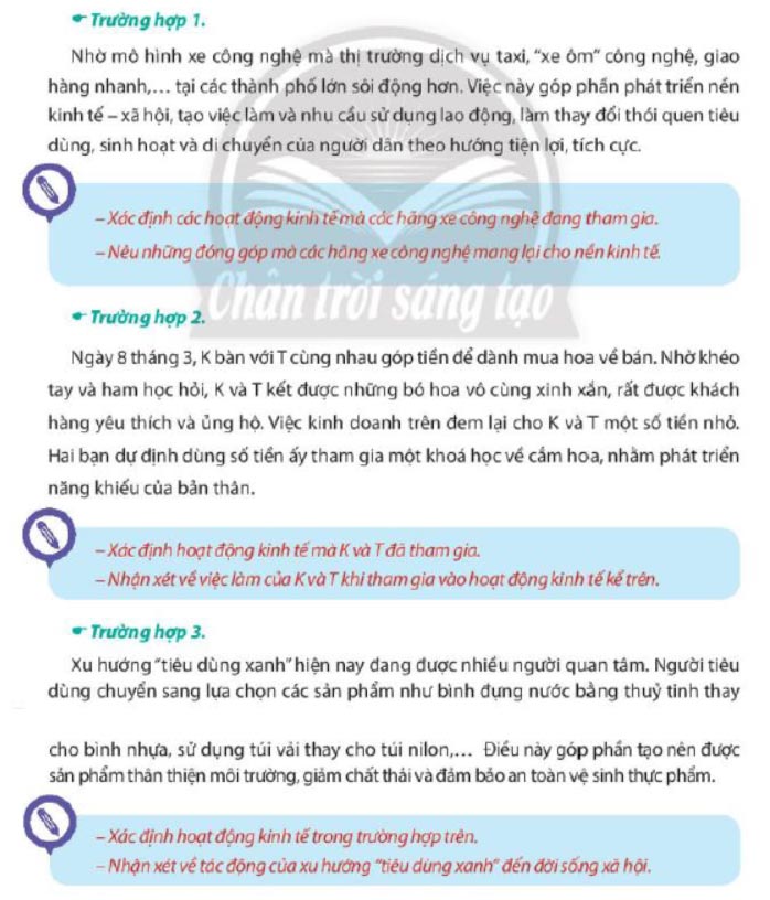 Giải Kinh tế và Pháp luật 10 Bài 1