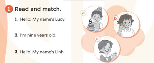 Sách bài tập Tiếng Anh 3 Unti 2 Our names