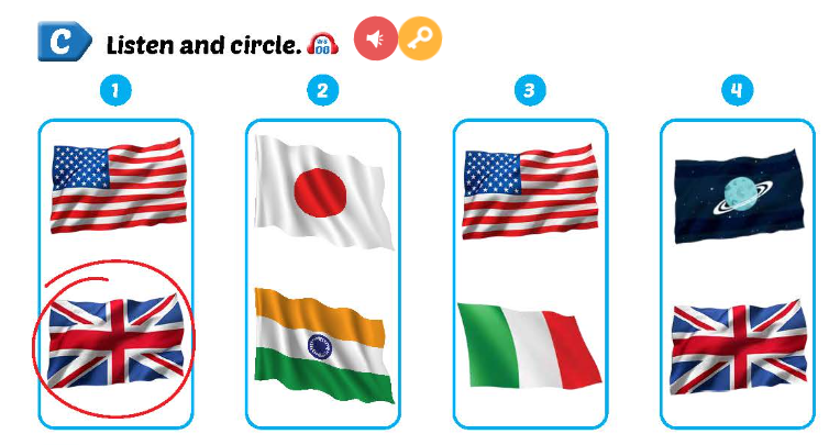 Sách bài tập Tiếng Anh lớp 3 Smart Start Unit 1 Lesson 2