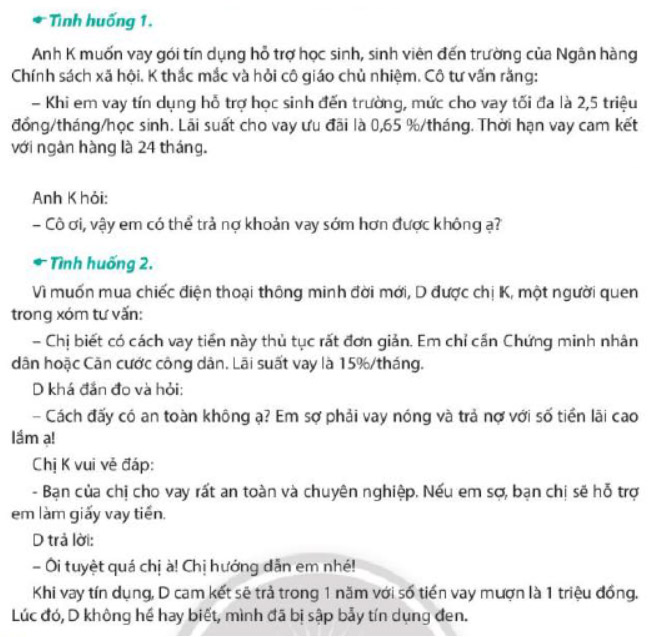 Giải Kinh tế và Pháp luật 10 Bài 9