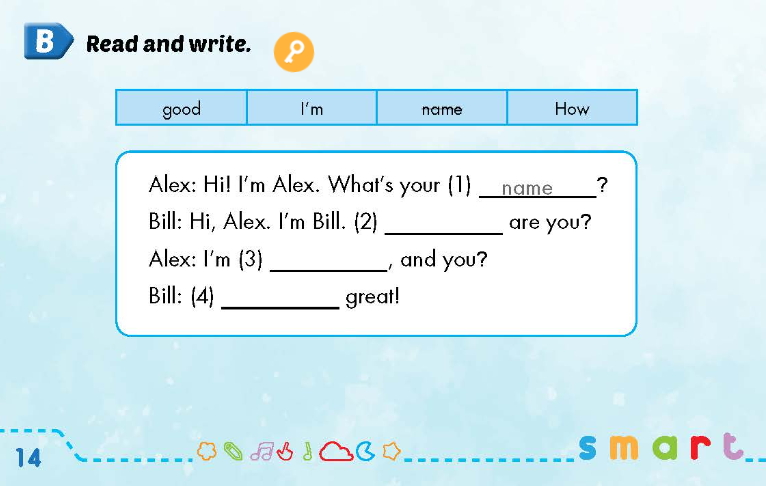 Sách bài tập Tiếng Anh lớp 3 Smart Start Unit 1 Ethics