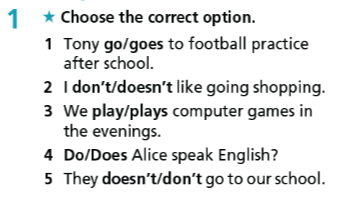 Giải sách bài tập Tiếng Anh 7 Right On Unit 1 Grammar 1b