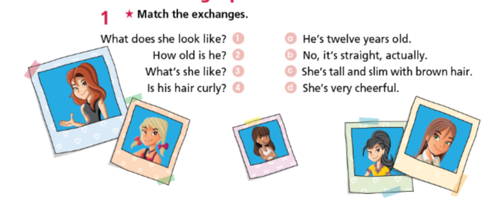 Giải sách bài tập Tiếng Anh 7 Right On Unit 1 Everyday English 1d