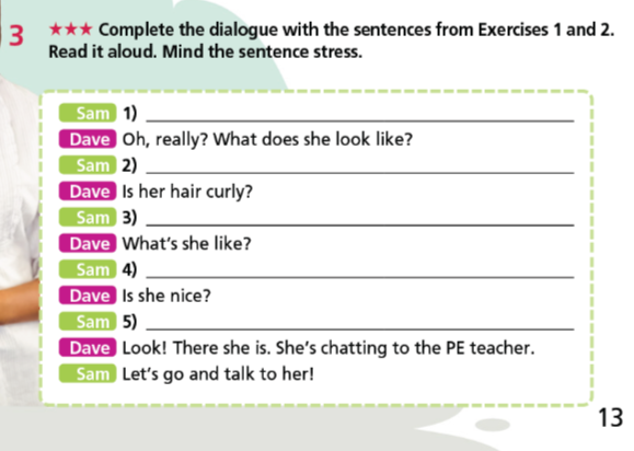 Giải sách bài tập Tiếng Anh 7 Right On Unit 1 Everyday English 1d