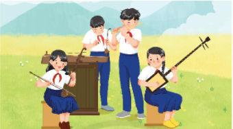 Thường thức âm nhạc - nghe nhạc: Giới thiệu một số nhạc cụ truyền thống Việt Nam SGK Âm nhạc 6 CTST