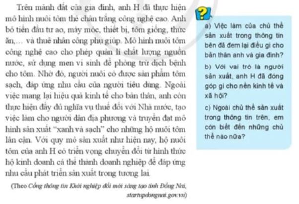 Giải Kinh tế và Pháp luật 10 Bài 2