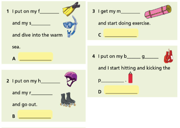 Giải sách bài tập Tiếng Anh 7 Right On Unit 2 Fit for life