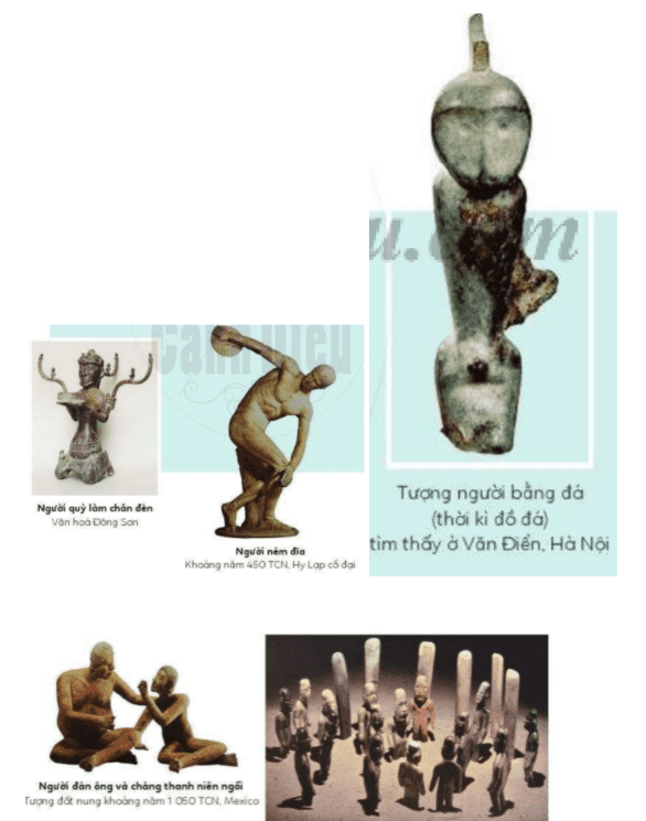 Khám phá - trang 6 SGK Mĩ thuật lớp 6 Cánh Diều