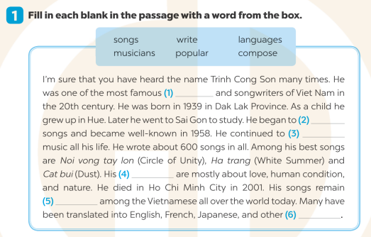 Giải SBT Tiếng Anh 7 Global Success Unit 4 Reading
