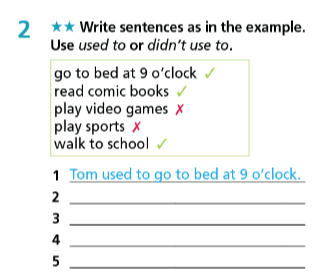 Giải sách bài tập Tiếng Anh 7 Right On Unit 2 Grammar 2e