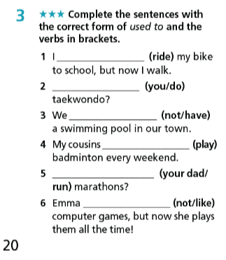 Giải sách bài tập Tiếng Anh 7 Right On Unit 2 Grammar 2e