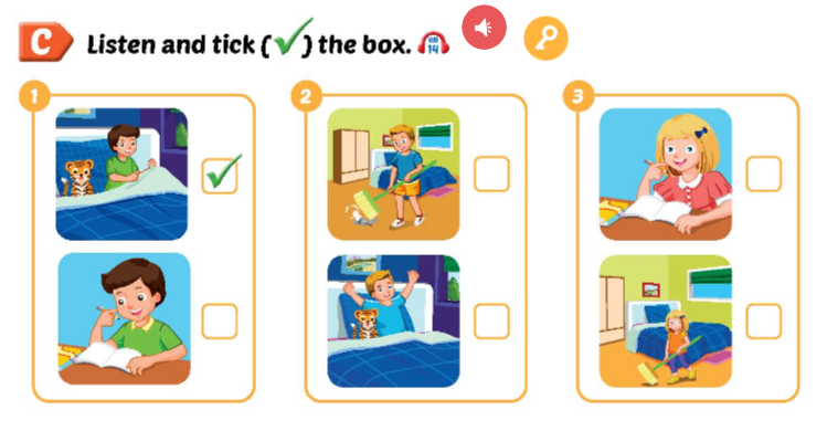 Sách bài tập Tiếng Anh 3 Smart Start Unit 2 Lesson 3