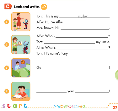 Sách bài tập Tiếng Anh 3 Smart Start Unit 2 Review and Practice
