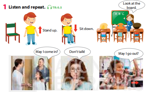 Tiếng Anh lớp 3 Wonderful World Unit 0 Classroom Instructions