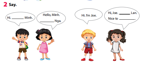 Tiếng Anh lớp 3 Wonderful World Unit 0 Greetings