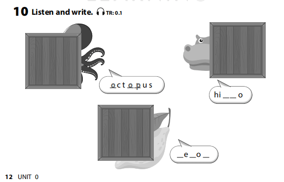 Sách bài tập Tiếng Anh 3 Wonderful World Unit 0 Alphabet