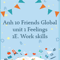 Tiếng Anh 10 unit 1 1E. Work skills