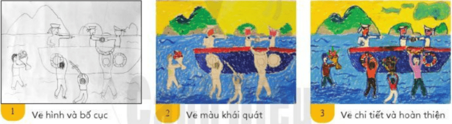 Sáng tạo - trang 40 SGK Mĩ thuật lớp 6 CD