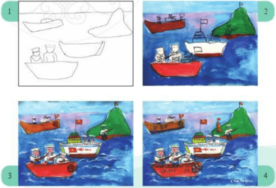 Sáng tạo - trang 40 SGK Mĩ thuật lớp 6 CD