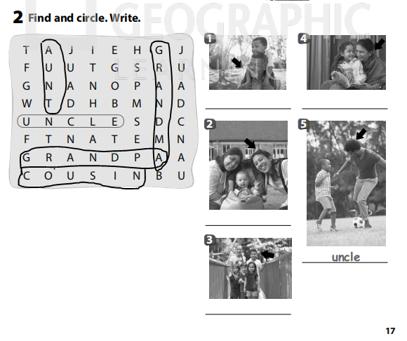 Sách bài tập Tiếng Anh 3 Wonderful World Unit 1 Lesson 2