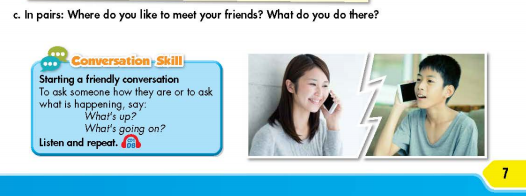 Tiếng Anh lớp 7 Unit 1 Lesson 2