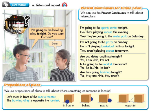 Tiếng Anh lớp 7 Unit 1 Lesson 2