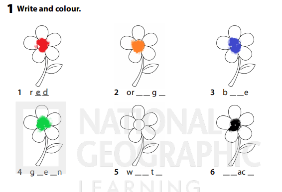 Sách bài tập Tiếng Anh 3 Wonderful Word Unit 1 Review 1